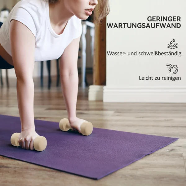 Halterset 4 Paar 0,5kg 10kg Halters Met Koffer, Halterset Van Gietijzer, Hexagon