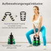 Halterset Met Opbergrek, Set Van 6 Halters Voor Fitness Training, 2 X 1kg, 2 X 2kg, 2 X 3kg
