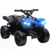 Kinder Quad Elektrisch 6V Kinderquad Met Vooruit , Achteruitfunctie, Muziek, LED Koplampen Blauw