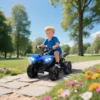 Kinder Quad Elektrisch 6V Kinderquad Met Vooruit , Achteruitfunctie, Muziek, LED Koplampen Blauw