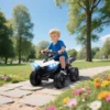 Kinder Quad Elektrisch 6V Kinderquad Met Vooruit , Achteruitfunctie, Muziek, LED Koplampen Wit