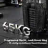 Kraftstation Fitnessstation Met Latzug Butterflystang 65kg Gewichten Touw Tot 120kg