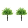 Kunstmatige Boston Varen Struiken UV bestendig, Kunstplanten Met Stokken, Set Van 2, 60 Cm Voor Tuin, Veranda