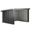Maairobot Garage Staal 108 X 86 X 62,5 Cm Grasmaaier Garage Met Lessenaardak Beschermrand Verzinkt Staal