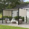 Markies Zonwering. Pergola, Weerbestendig, Incl. Bevestigingsmateriaal, 3 X 3,5 M, Beige