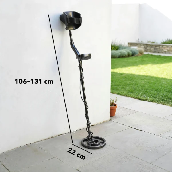 Metaaldetector IP68 Waterdicht Metaalzoekapparaat Met 3 Modi Koptelefoon Schep Spoel LCD Display 7 Inch Detectiediepte