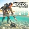 Metaaldetector IP68 Waterdicht Metaalzoekapparaat Met 3 Modi Koptelefoon Schep Spoel LCD Display 7 Inch Detectiediepte