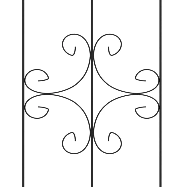 Metalen Klimrek Set Van 2 Om Te Steken Roestvrij Klimhulp Voor Klimplanten Komkommers Espalier 180 X 50 Cm