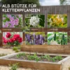 Metalen Klimrek Set Van 2 Om Te Steken Roestvrij Klimhulp Voor Klimplanten Komkommers Espalier 180 X 50 Cm