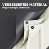 Metalen Tuinbox 350L Kussenbox Met Dubbelwandige Deksel 120 X 61 X 62 Cm Waterdicht Afsluitbaar Grijs