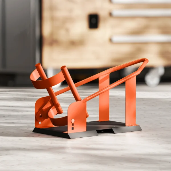 Motorradstandaard Voor 15 21", 381 533,4 Mm Voorwiel, Verstelbare Motorradwip 816,5 Kg Draagvermogen Oranje