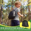 Ninja Line Kinder 10m 9 delige Slackline Set Met 2 Gymnastiekringen 3 in 1 Schommel 2 Klimstangen Voor 3 8 Jaar Meerkleurig