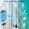 Opblaasbare Stand Up Paddle Board Set 320cm SUP Board Met Verstelbare Peddel Antislip EVA Deck Voetriem Pomp