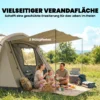 Opblaasbare Tent 2 4 Personen Snelle Opbouw Outdoor Tent Voor Kamperen Met Luchtpomp Mesh Venster Haringen Voortent