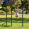 Outdoor Klimrek Met Turnstang En Optrekstang Voor Kinderen Van 3 8 Jaar Tot 150kg 250x190x180 Cm Zwart