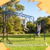 Outdoor Klimrek Met Turnstang En Optrekstang Voor Kinderen Van 3 8 Jaar Tot 150kg 250x190x180 Cm Zwart