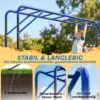 Outdoor Klimrek Met Turnstang En Optrekstang Voor Kinderen Van 3 8 Jaar Tot 150kg 250x190x180 Cm Zwart