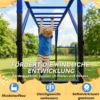 Outdoor Klimrek Met Turnstang En Optrekstang Voor Kinderen Van 3 8 Jaar Tot 150kg 250x190x180 Cm Zwart