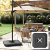 Parasolvoet 2 delig Waterdicht Schermgewicht, Parasolstandaard Voor Zweefparasol