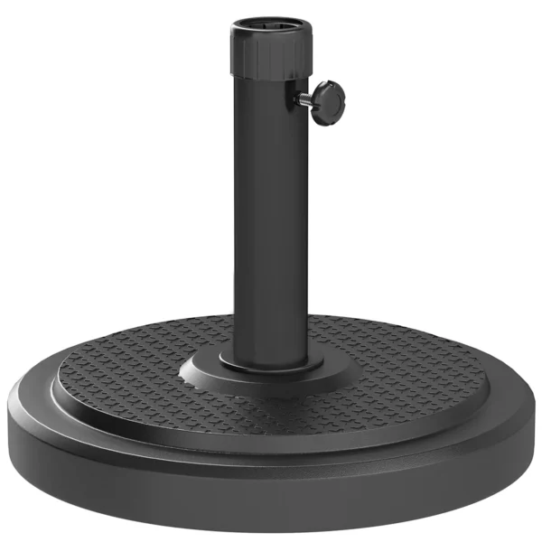 Parasolvoet Van Cement 22kg Rond Parasolvoet Met Vergrendelknop, Voor Parasol 38mm/48mm