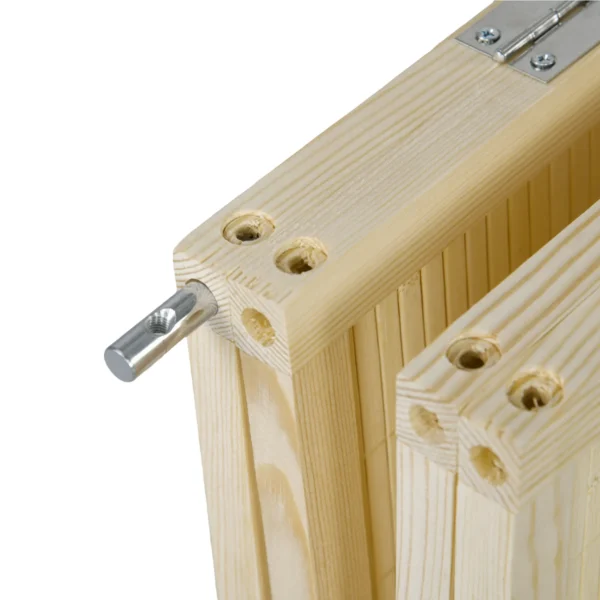 Paravent 4 delig 180 X 180 Cm Opvouwbare Kamerverdeler Scheidingswand Van Bamboe Voor Woonkamer Natuur