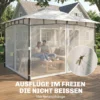 Paviljoen, 3x3,6 M Waterafstotend Stabiel Tuinpaviljoen Met Muggennet, Dubbel Dak, Voor Tuin, Terras, Zwart