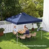 Paviljoendak Vervanging UV50+ Waterdicht Met 8 Afvoergaten 3 X 3 M, Blauw