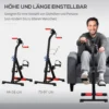Pedaltrainer Voor Senioren Hoogte En Lengteverstelbare Mini Hometrainer Met Handvat LCD Display Bevestigingsband