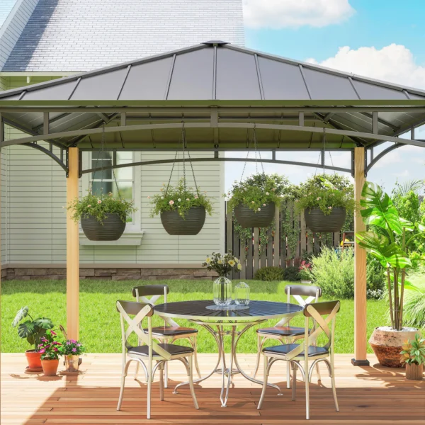 Plantenbakken Voor Buiten En Binnenplanten, Zelfwatergevend, Hangende Plantenbakken Met Metalen Kettingen, 4 Stuks, Zwart