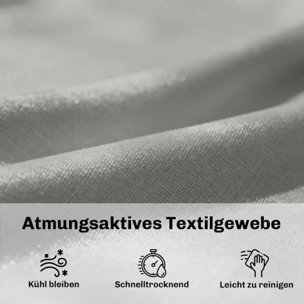 Poly Rattan Sonnenliege S förmige Gartenliege Mit 5 fach Verstellbare Rückenlehne Kopfstütze Atmungsaktive UV beständig