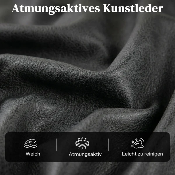 Riser En Relaxstoel Voor Senioren, Elektrische Liftstoel Gemaakt Van Kunstleer Met Dubbele Motor, Verenkussen, Zwart