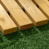 Rolpad Tuinpad 185 X 60 Cm, Uitrolbaar Houten Pad, Loopbrug Van Sparrenhout Voor Tuin, Terras, Strand