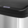 Sensor Prullenbak 20L Roestvrij Staal Automatische Prullenbak Met Bewegingssensor, Binnenbak 33 X 25 X 42,5 Cm Zilver+Zwart