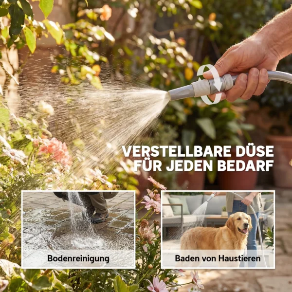 Slanghaspel Met Tuinslang Van 20 M, 180° Draaibaar, Slangdoos Met Automatische Oprolfunctie En Zelfvergrendeling