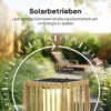 Solar Staande Lamp Rattan Solarlampen Met Lichtsensor Automatische LED Solarlicht In Boho Stijl IP44
