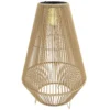 Solar Staande Lamp Rattan Solarlampen Met Lichtsensor LED Solarlicht In Boho Stijl IP44 Waterdicht