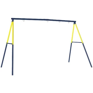 Stalen Schommelframe Schommelstructuur Tot 150 Kg Voor Nestschommel Kinderschommel Klimladder, 260 X 160 X 178 Cm, Blauw