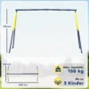 Stalen Schommelframe Schommelstructuur Tot 150 Kg Voor Nestschommel Kinderschommel Klimladder, 260 X 160 X 178 Cm, Blauw