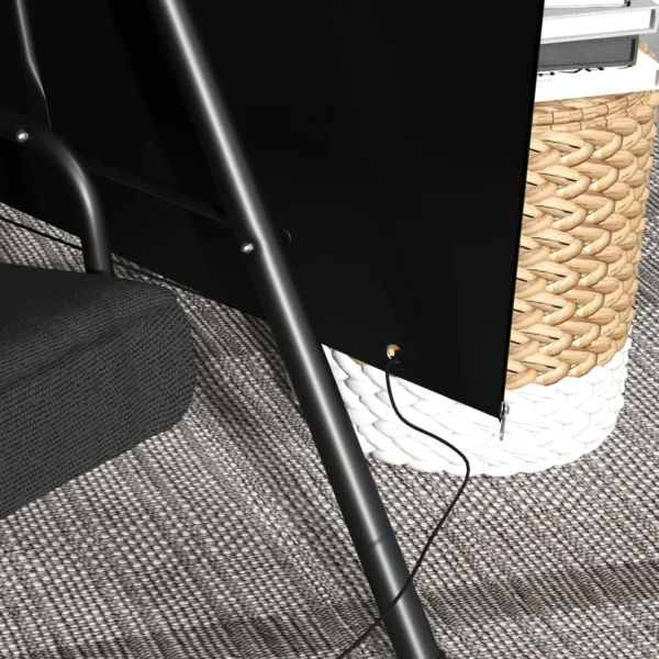 Tuinmeubelhoes, Beschermhoes Voor Buitenmeubilair, 215 Cm X 155 Cm X 150 Cm, Zwart