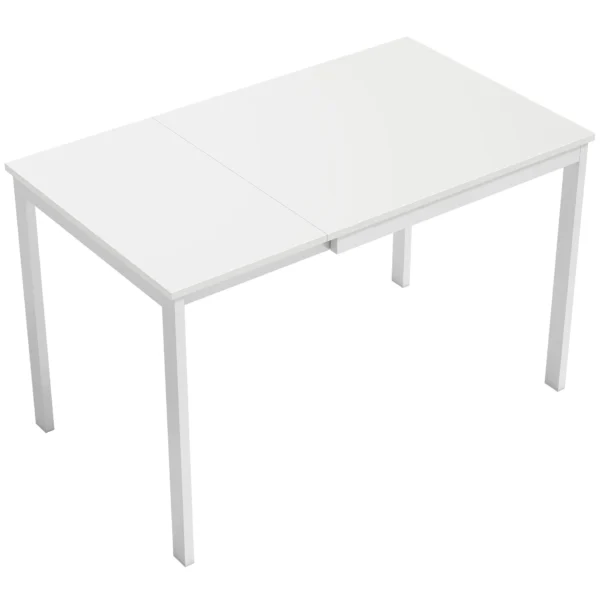 Uitschuifbare Eettafel 80 120 Cm Voor 4 6 Personen, Ruimtebesparende Keukentafel Met Eenvoudige Uitschuiffunctie, Natuur