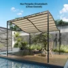 Vervangend Dak Voor Pergola Zonnescherm Voor Terrasoverkapping Vervangende Dakbedekking Voor 3 X 3 M Paviljoen 298x293 Cm Crèmewit