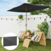 Vervangende Hoes Voor Parasol 2 X 3 M 6 Ribben UV50+ & Waterdicht Terrasparasol Bekleding