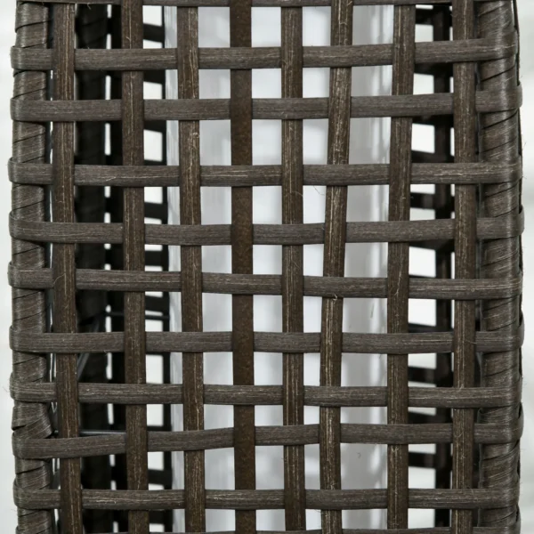 Zonne energie Staande Lamp Rattan Solarlampen Met Lichtsensor Automatische LED Solarlicht In Boho stijl IP44 Waterdicht