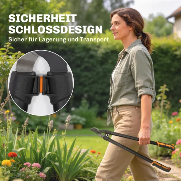 2 delige Tuinschaarset Met Takkenscharen, Boomknippers, Struikverzorgingsset