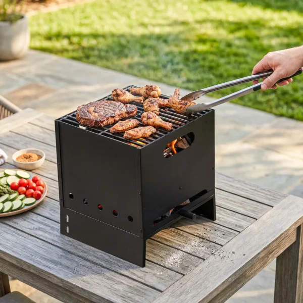 3 in 1 Buiten Pizzaoven Houtgestookte Pizza Oven 2 Niveau Oven Met Pizzasteen Handvatten Pizzaschep