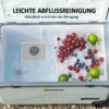 42,5 Liter Compressor Koelbox Stille Elektrische Mini Koelkast Tot 20℃ Koelbox Met Bluetooth Rolhandvat Mobiele Telefoonhouder