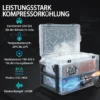 42,5 Liter Compressor Koelbox Stille Elektrische Mini Koelkast Tot 20℃ Koelbox Met Bluetooth Rolhandvat Mobiele Telefoonhouder