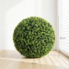 52 Cm Kunstmatige Buxusballen In Set Van 2, UV bestendige Decoratieve Planten Met 1086 Bladeren Voor Binnen En Buiten