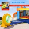 8 in 1 Springkasteel Met Blower Glijbaan Zwembad Trampoline Klimmuur Voor Binnen Buiten 350x325x210cm Veelkleurig