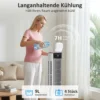 Draagbare Luchtkoeler, 3 in 1 Verdampingsluchtkoeler Met 9 liter Watertank, 48° Oscillatie, 3 Snelheden, 3 Modi, Wit